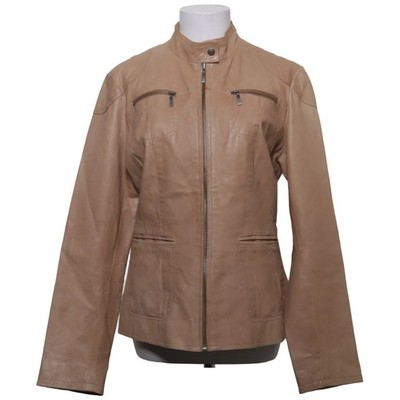 Conbipel, Lederjacke, Damen, Größe: 46, Beige, Leder/Polyester, Einfarbig #As4