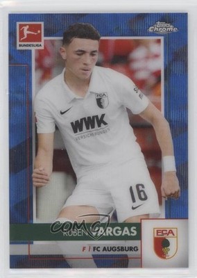 2020-21 Topps Chrome Bundesliga Blue Wave Refractor 65/150 Ruben Vargas #3 0b67