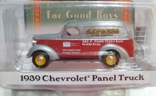 Greenlight 1939 Chevrolet Panel Truck Chase RAW+ Red & Gold Wheels Norman Rockwe