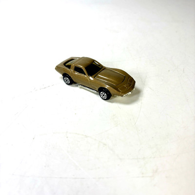 Vintage KIDCO 1979 Corvette Stingray Bronze Gold - Diecast Car Hong Kong Loose