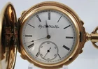 1893 Elgin Grade 92 11 J Lever Set 16s Gold Filled Box Hinge Case Pocket Watch