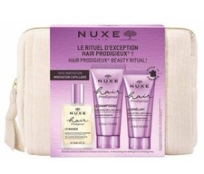 Juego de 4 champú y acondicionador de alto brillo NUXE Hair Prodigieux con mascarilla nutritiva
