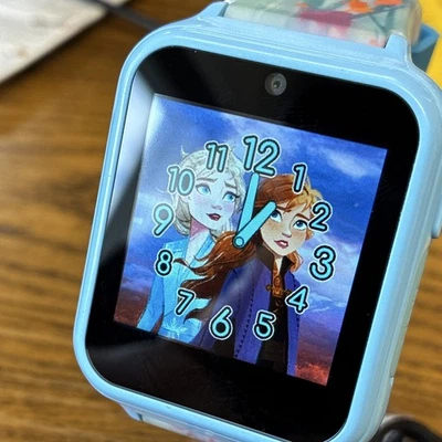 Disney Frozen Accutime Kids Touchscreen Smartwatch Blue, MPN FZN4587