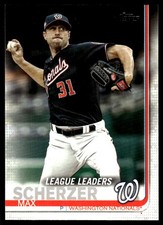 Max Scherzer 2019 Topps #6 Washington Nationals FREE SHIPPING AutographDen