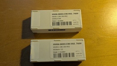 SECO 6mm 2 Flöte 90 Grad Fasenfräskopf MM06-06003-C90-M02 T60M