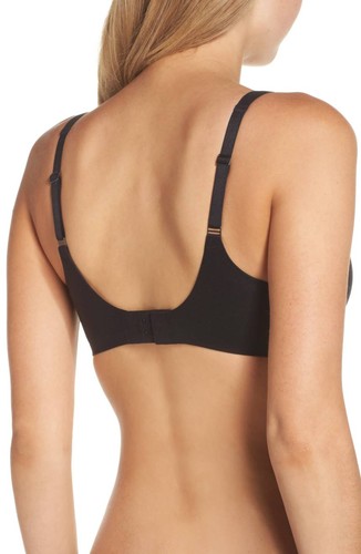 Spanx SF0515 Pillow Cup Signature PushUp Plunge Underwire Bra Sz 34B Black - Picture 2 of 2