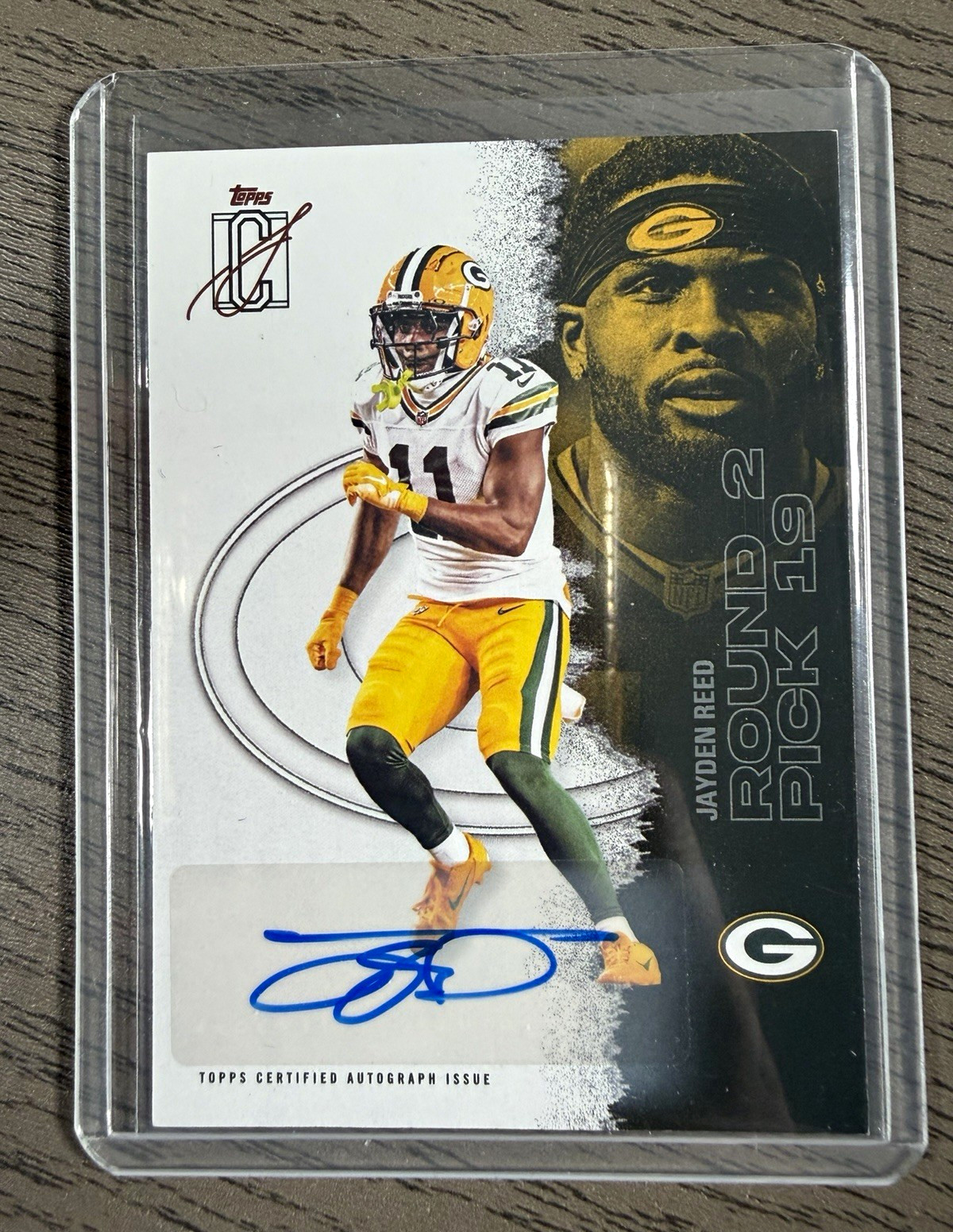 Topps 2025 Signature Class Jayden Reed Packers #75 Rookie Pick 12 Auto