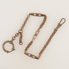 RARE Pocket Watch Chain Gold pl for Men's fusee duplex repeater tourbillon RAR