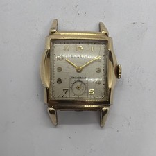 Vintage Benrus Endurable 10K RGP Tank Watch Head BB 14 17J For Repair (12)