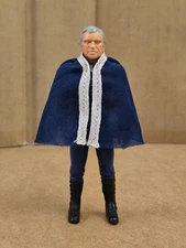 Vintage 1978 Commander Adama Figure + Cape Accessory Battlestar Galactica Mattel