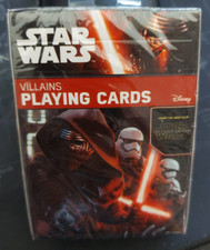 Star Wars The Force Awakens Villains Playing Cards - Disney New Sealed Deck