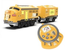 Motorized Train for Kids, Remote Control Locomotive Train Toy for Retro Train