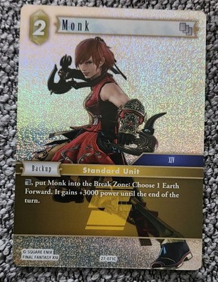 Final Fantasy Journey Of Discovery Monk 27-071C Foil NM Free Shipping