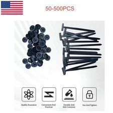Universal Car Bumper Retainer Clips, 50-500pcs Nylon Cable Tie Buckle Kit