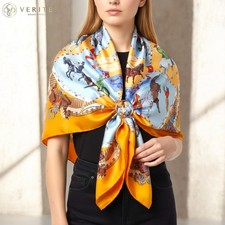 RARE VINTAGE HERMES Silk Scarf "Musee Vivant du Cheval Chantilly" Carre 90