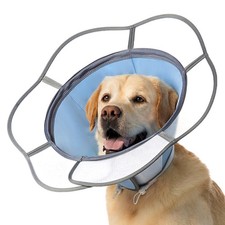 Soft Dog Cone Collar After Surgery Recovery,Adjustable E-Collar with Removabl...