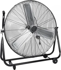 Simple Deluxe 20 Inch 3Speed High Velocity Heavy Duty Metal Industrial Floor Fan