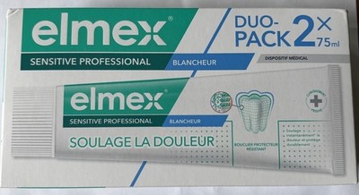 Elmex Sensitive Professional Soft Whitening Pack Of 2 (2x 75 ml)  Exp. 01/29