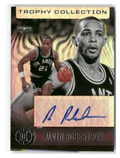 2020-21 Panini Illusions #TC-ALV Alvin Robertson Trophy Collection Signatures
