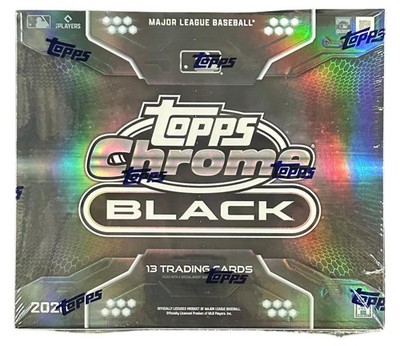 2026 Topps Chrome Black Baseball Hobby Box | eBay