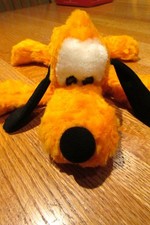 Rare Tokyo Disneyland FURRY PLUTO Mini Bean Bag Plush New with Tag