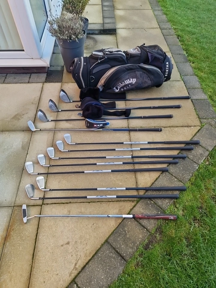 Full Set R/H RAM Golf Clubs & Callaway Bag Excellent Cond See Full Description - Image 3 of 4