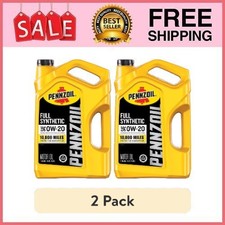 2 Pack Pennzoil Full Synthetic 0W-20 Motor Oil, 5 Quart Pk 17.46 per gallon