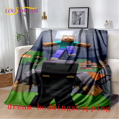 Minecraft Creeper Fleecedecke Überwurf Schlafsofa warm weich Decke Flanell Geschenk - Bild 51 von 74