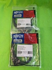 LOT of 2 NEW Tripp-Lite P450-006 6FT Null Modem Data Transfer DB9F Cable
