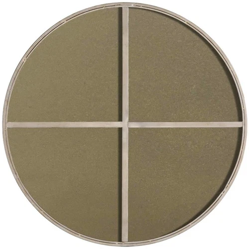 Elegant Decor Eternity 32" Round Metal Frame Mirror in Silver - Picture 4 of 8