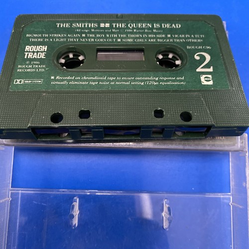 The Smiths THE QUEEN IS DEAD Cassette ROUGHC96 *UK 1ST ISSUE 1986 rare - Picture 5 of 5