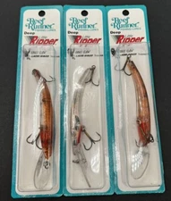 Lot Of 3 lures-reef runner deep little ripper 600 series