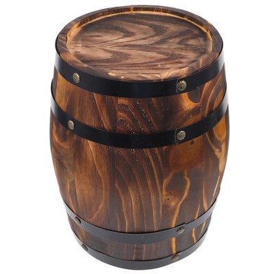 Decorative Wooden Barrels Big Unique Decoration Kitchen Prop
