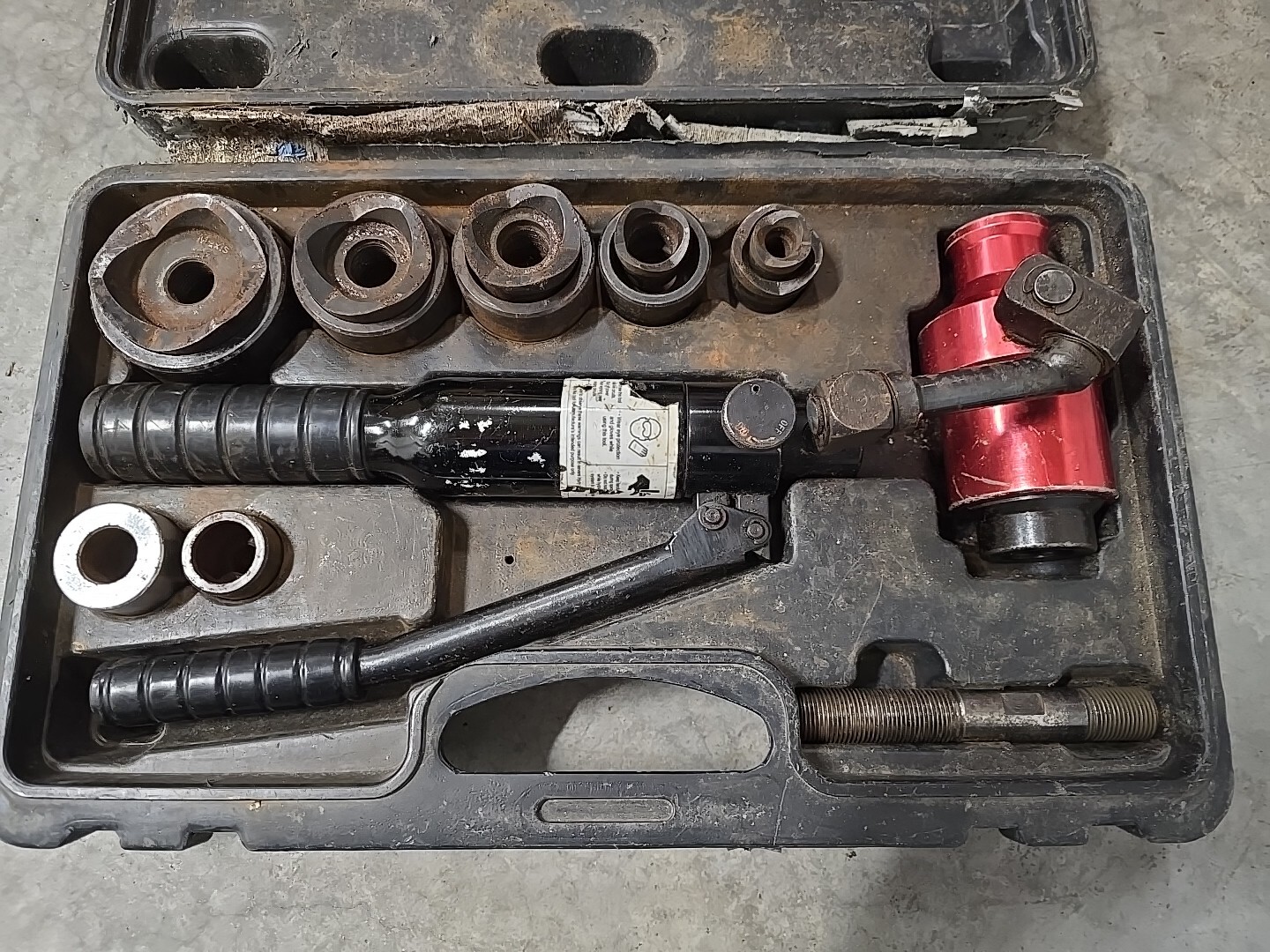 Southwire Maxis Knockout Tool with dies 1/2" 2" set eBay