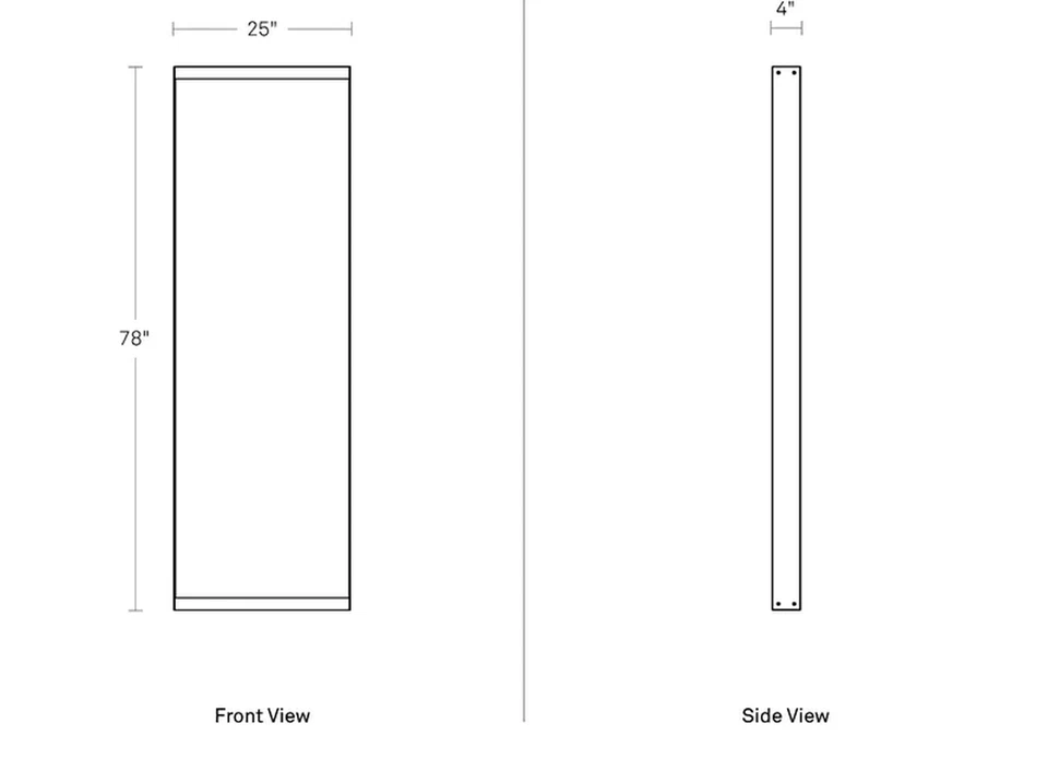FULL LENGTH Mirror FOR HEAD TO TOE RELFLECTIONS - Image 4 of 4