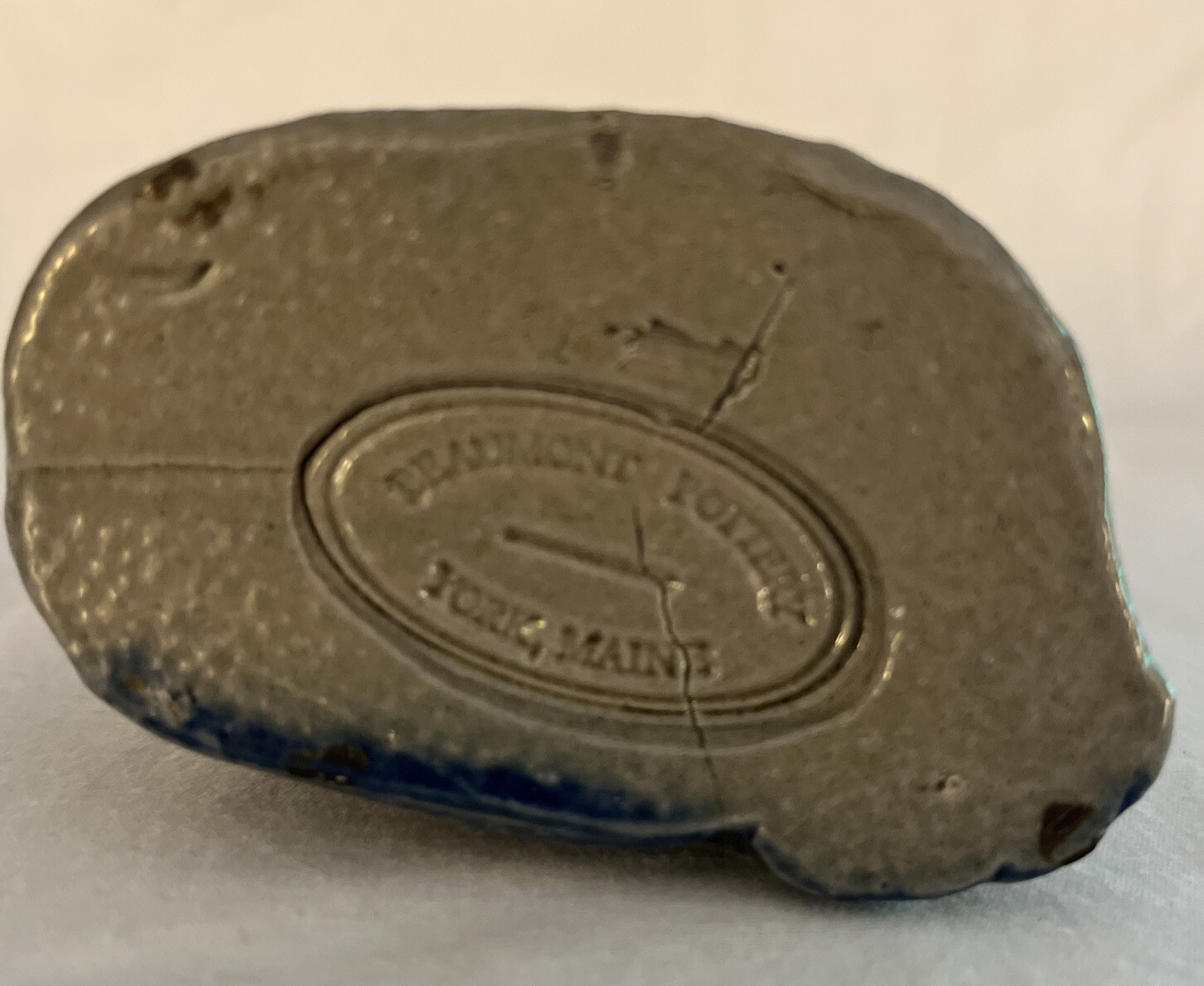 BEAUMONT POTTERY YORK MAINE BLUE SALT GLAZE 4.25" CAT FIGURINE eBay