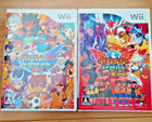 Lot 2 Inazuma Eleven Strikers 2012 & GO 2013 Set Nintendo Wii Japan Ver. Tested