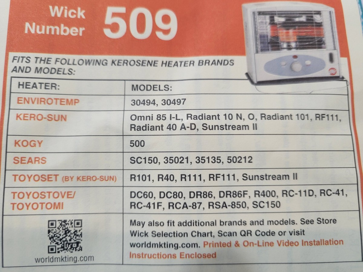 KEROSUN TOYOSET RADIANT 101, R111, RF111 KEROSENE HEATER WICK, WICK  BRUSH/GUIDE 13204005092 | eBay