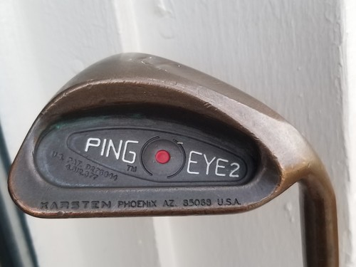 PING EYE 2 Karsten *Red Dot* BeCu COPPER SAND WEDGE Right Handed - Picture 10 of 14