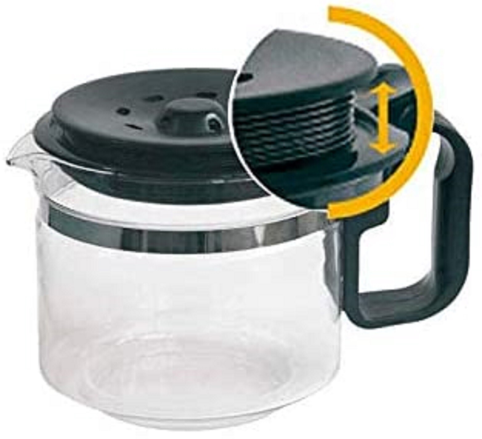 Verseuse universelle carafe de remplacement pour cafetière filtre 12-15 tasses