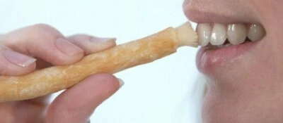 AL KHAIR Organic ECO Natural Toothbrush 6" or 8" Thin - MEDIUM - Thick Fresh Miswak Twig