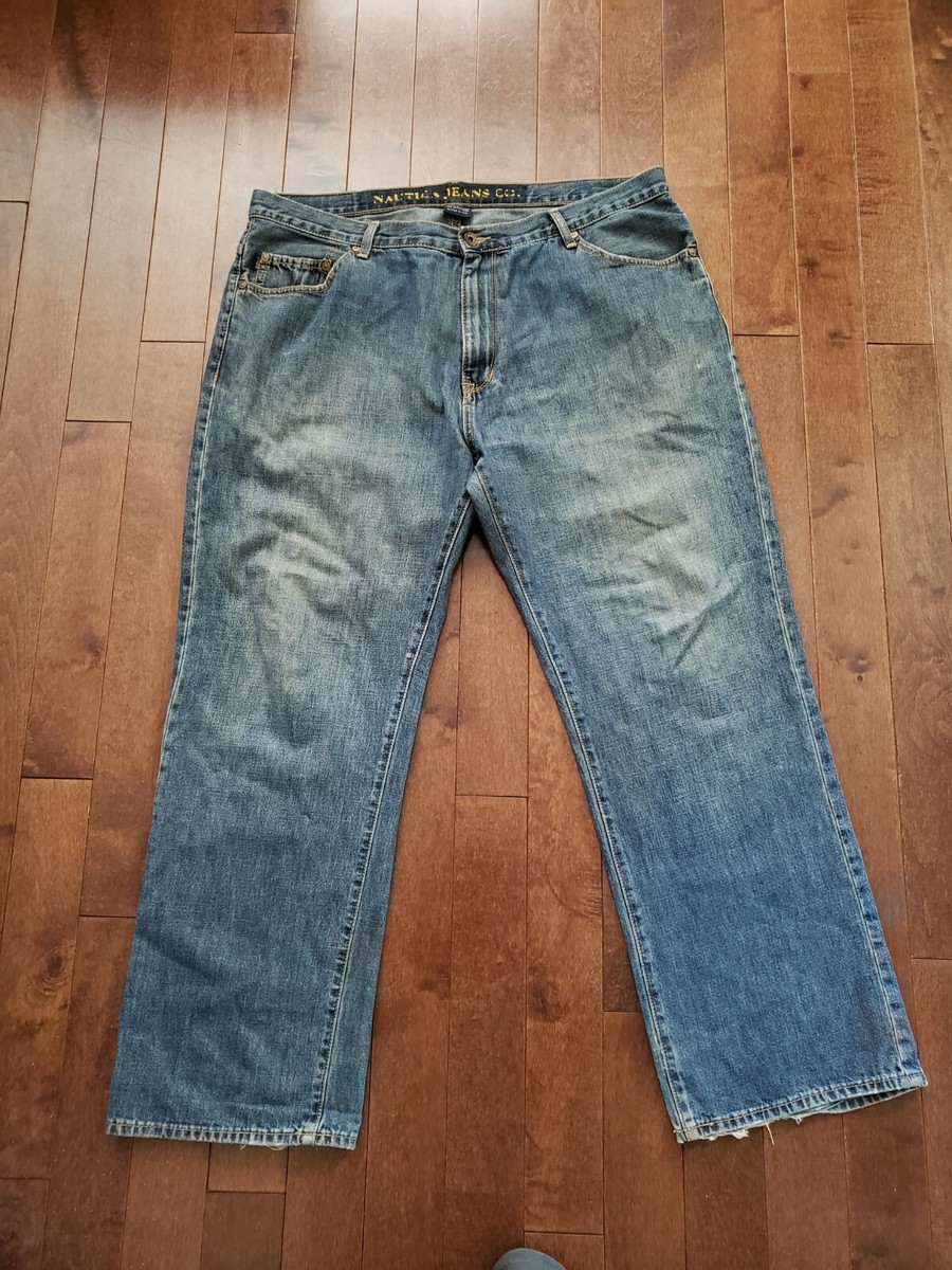 NAUTICA MENS JEANS RELAXED FIT RN NO#67835 CA NO#07415 SIZE 40X30