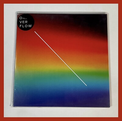 Rival Consoles - Overflow 2xLP On Vinyl Ambient Electronic/Synthwave PVC Sleeve