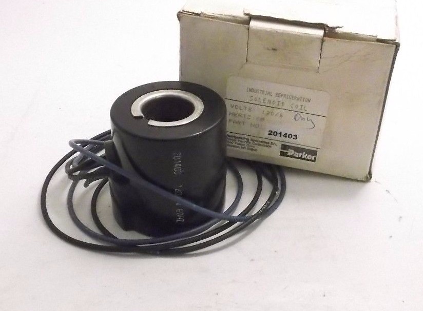PARKER 201403 Solenoid Coil - 120/6V - 60Hz - Prepaid Shipping
