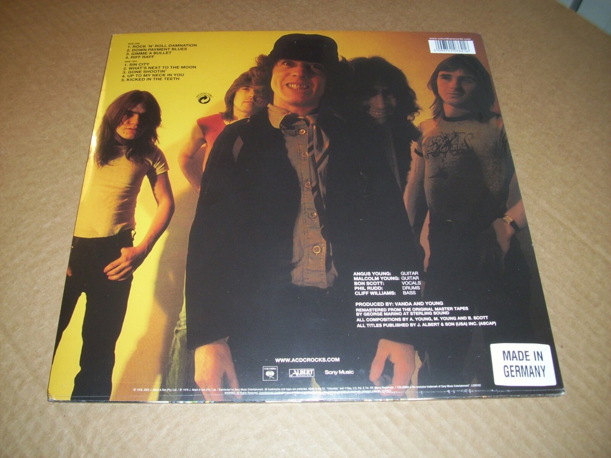 欧LP AC/DC Powerage 5107621 Columbia,  Productions, Sony Music /00260 AC/DC – Powerage – Vinyl (MO - Monarch Pressing, LP, Album