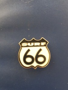 Classic Surf Logo Surf 66 enamel pins, surfing, surfboard