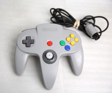 Nintendo 64 N64 Gray Game Controller Authentic firm Joystick
