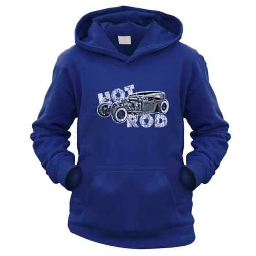 Hot Rod Roof Chop Kids Hoodie -x9 Colours- Gift Present Drag Race V8 Slam - Afbeelding 1 van 10