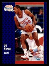 Bo Kimble 1991-92 Fleer #91 Los Angeles Clippers NM-MINT