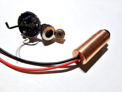 GH05C01B9G 1W+ Green 520nm High Power Laser Diode, Module, Driver, Lens
